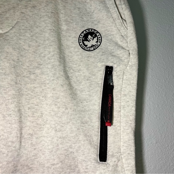 Mens Canada Weathergear Fleece Joggers NWOT Size Medium Oatmeal Light Beige - Picture 4 of 7